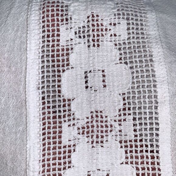 New Inca Cotton White Lace Palazzo Pants Women’s Size S - Picture 8 of 10